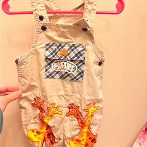 Okie Dokie Beige Giraffe One Piece